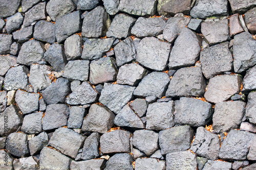 Steinmauer Osaka Schloss