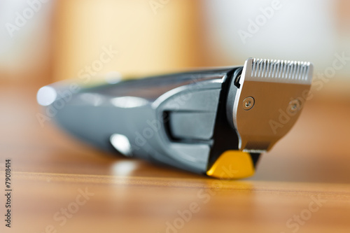 Close-up of beard trimmer