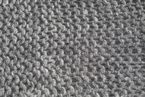 Wallpaper Mural Gray woolen cloth texture weave closeup Torontodigital.ca
