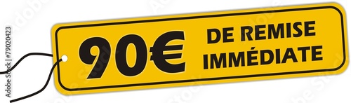 bouton 90euro de remise immédiate
