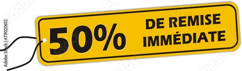 bouton 50% de remise immédiate
