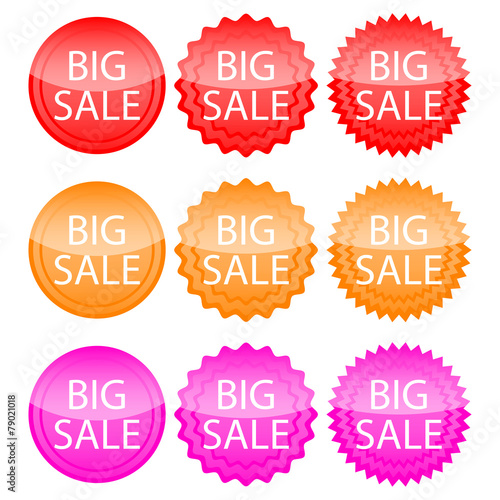 vector illustration banner big discounts