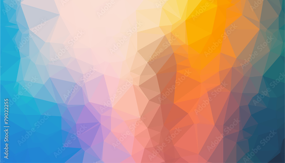 Fototapeta premium Low Poly geometric abstract backgroud for brochure layout