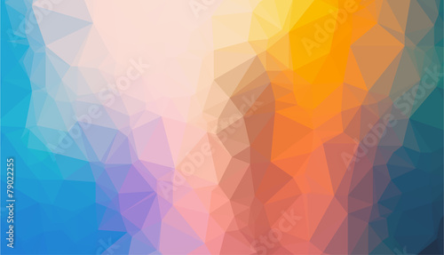 Low Poly geometric abstract backgroud for brochure layout
