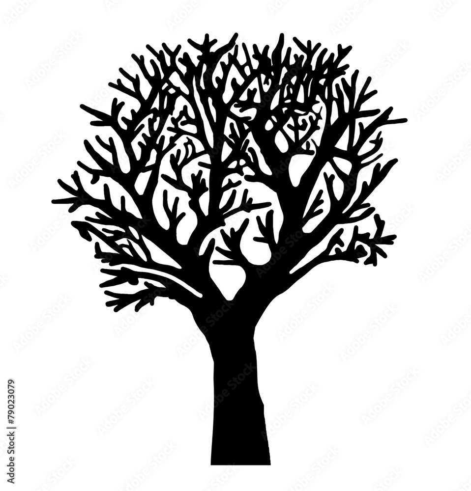 Obraz premium Arbre en hiver