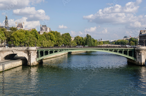 Bridge in the river seine