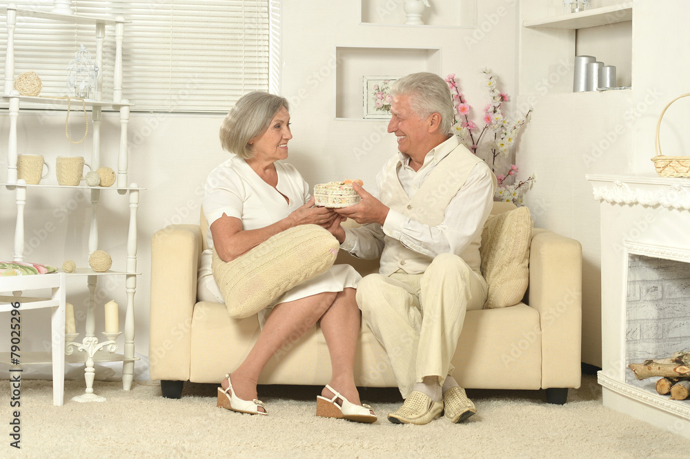 Obraz premium Two elderly people