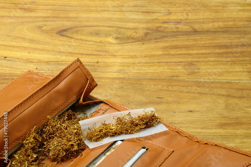 Fotografie Rolling tobacco pouch