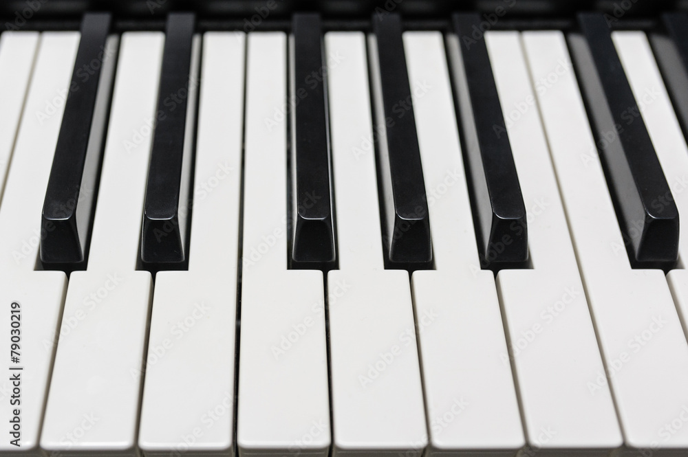 Piano close-up Piano close-up