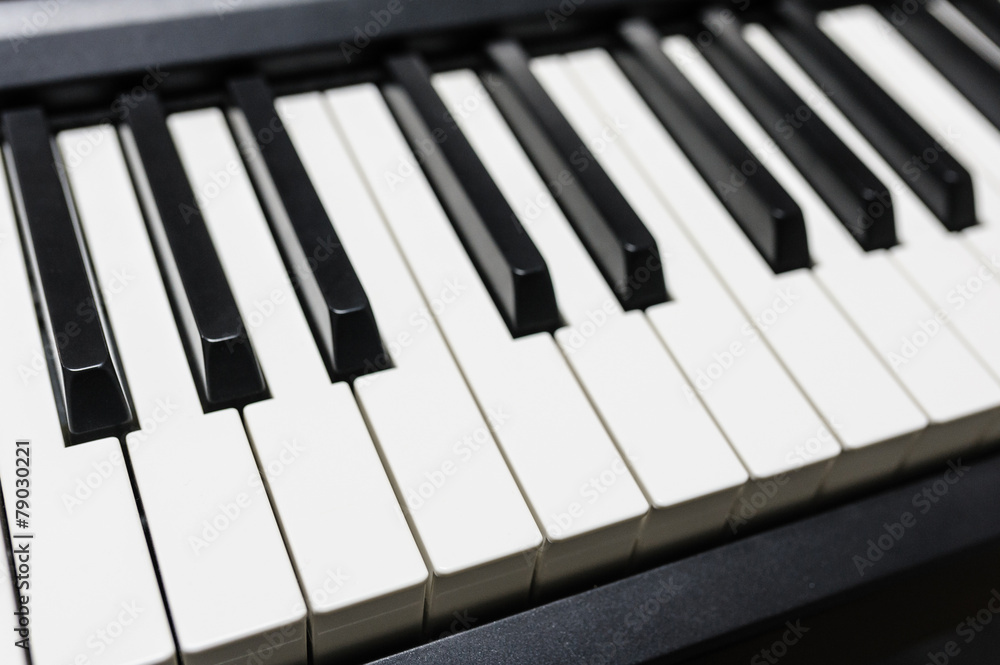 Piano close-up Piano close-up