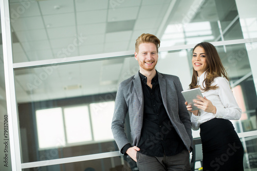 Young people in the office