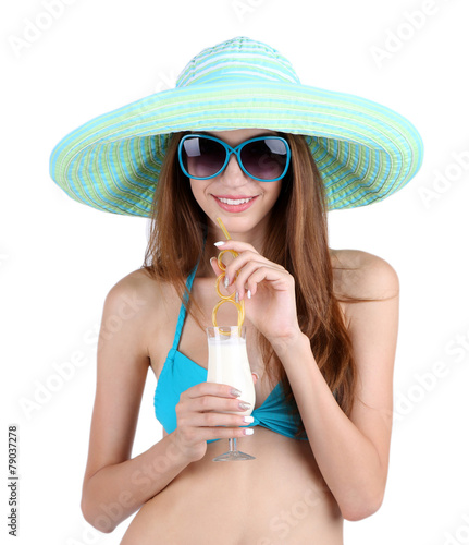 Beautiful young woman in sw...