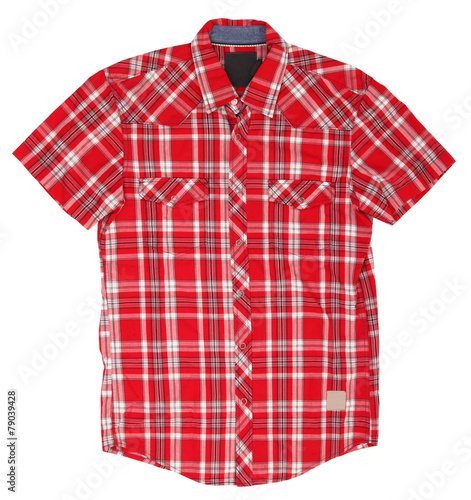 Red plaid shirt