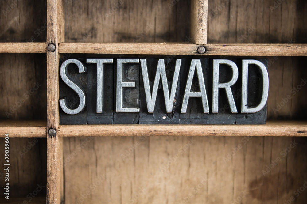 Steward Concept Metal Letterpress Word in Drawer Steward Concept Metal Letterpress Word in Drawer