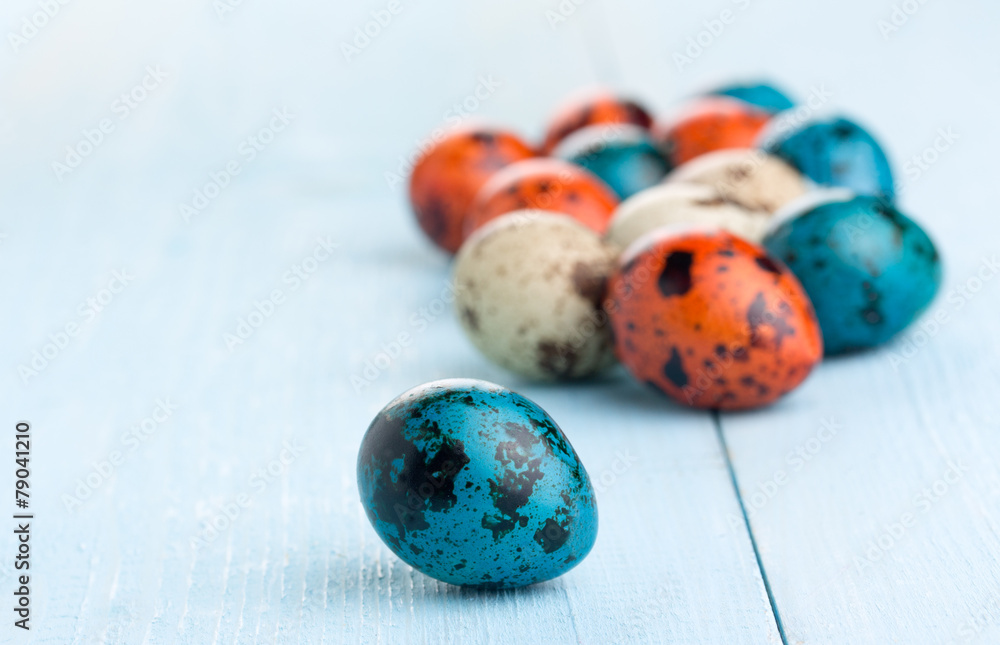 Colorful easter eggs on wooden background. Colorful easter eggs on wooden background.