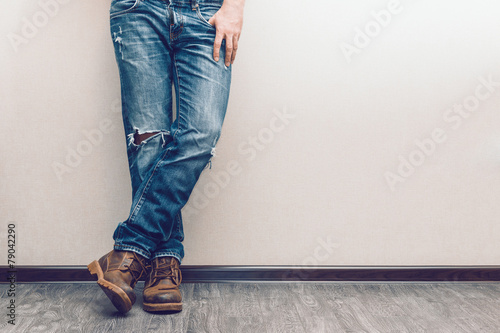 Man's legs