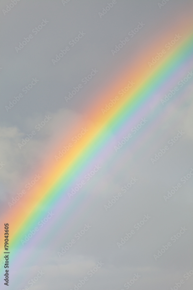 Rainbow in the cloudy sky Rainbow in the cloudy sky