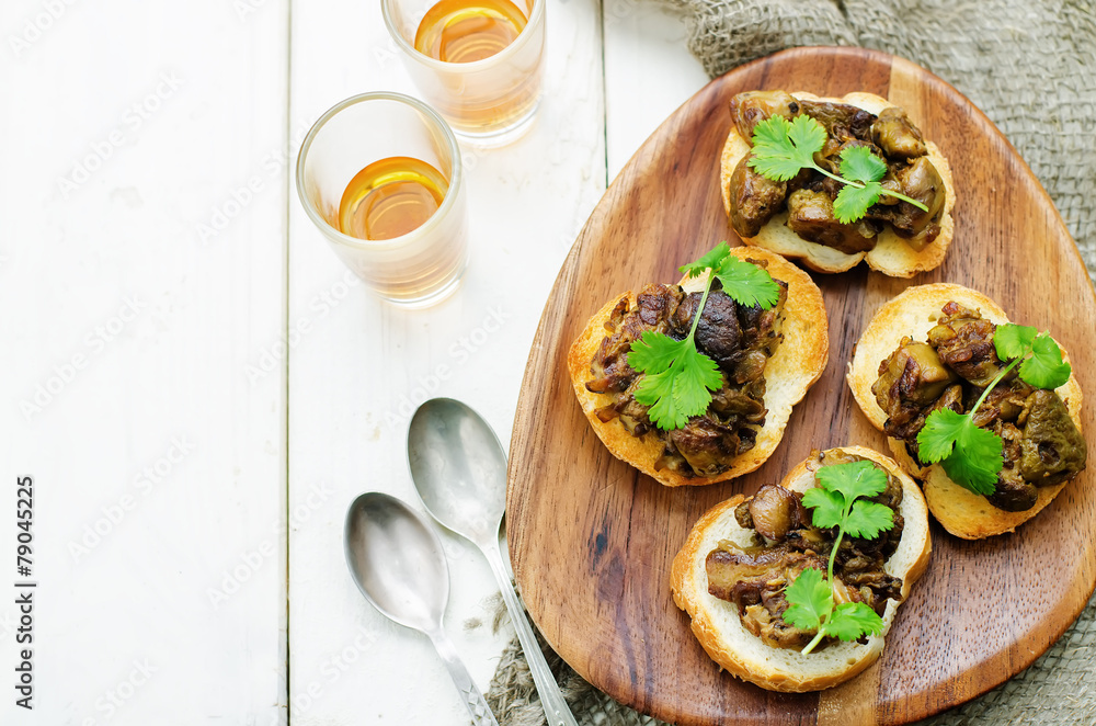 bruschetta with roasted mushrooms bruschetta with roasted mushrooms
