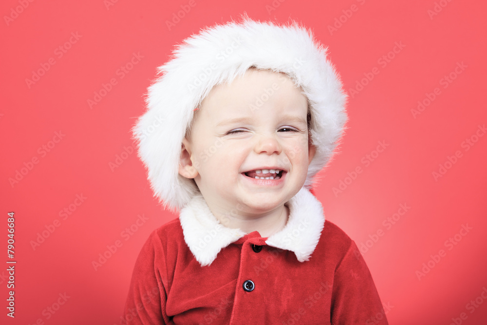 Portrait of a little boy on christmas time Portrait of a little boy on christmas time