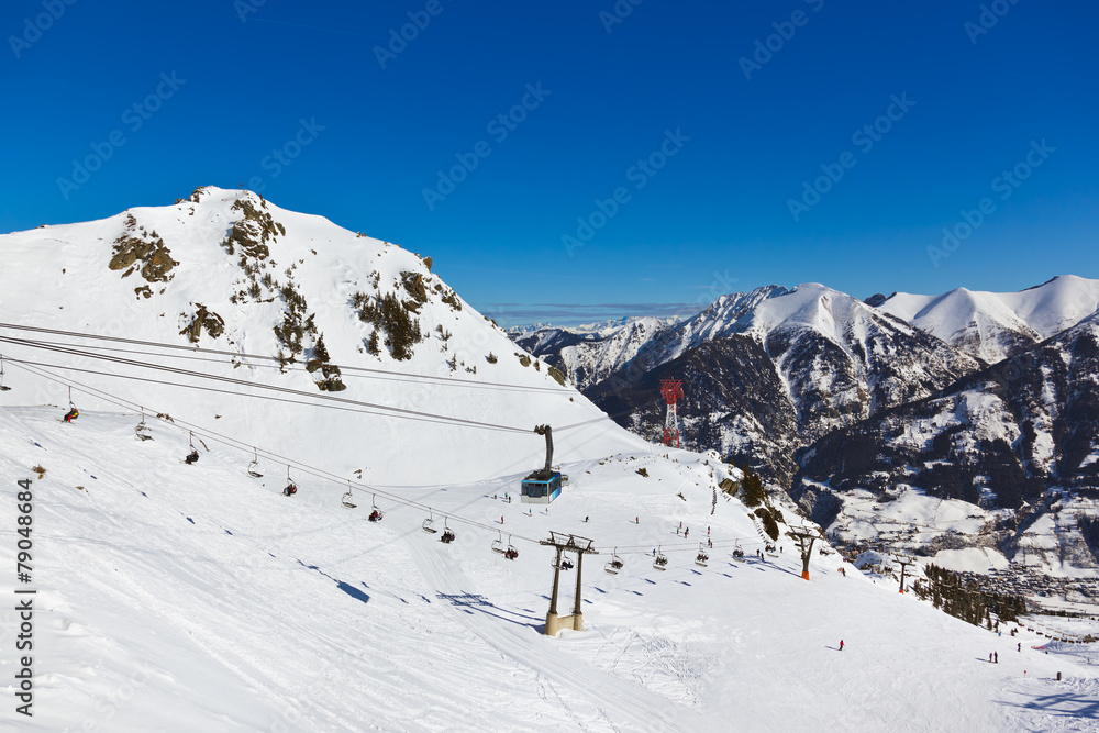 Mountains ski resort Bad Hofgastein - Austria