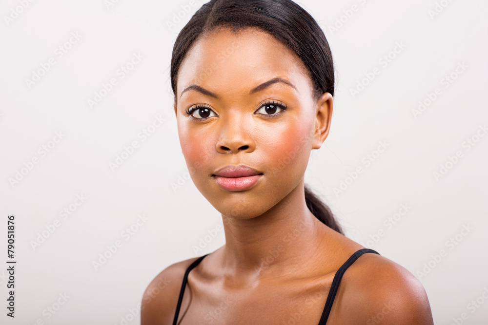 young black woman beauty shot young black woman beauty shot