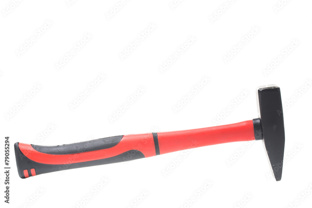 Iron hammer isolated on a white background Iron hammer isolated on a white background