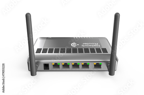 Obraz na płótnie router back view