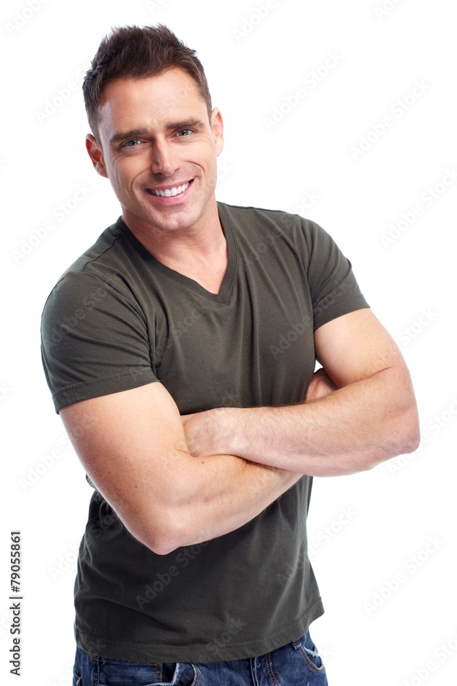 Fototapeta premium Young handsome man.