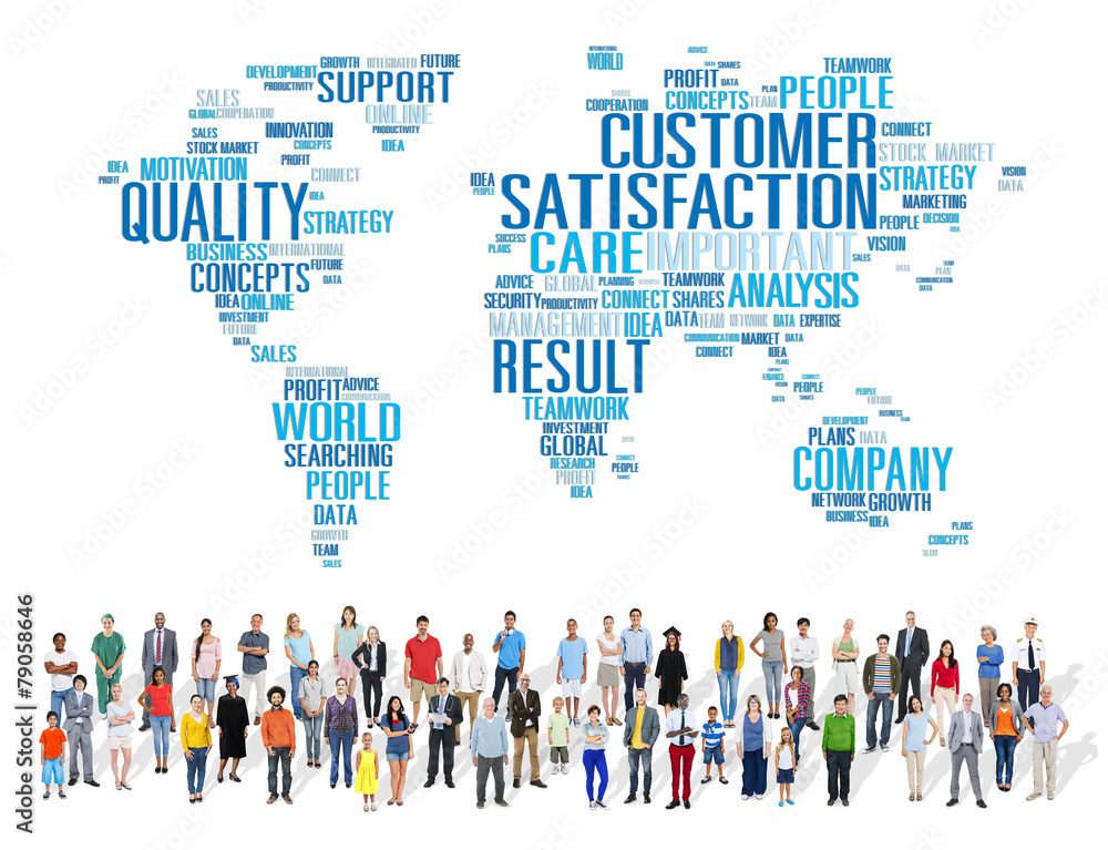 Customer Satisfaction Reliability Quality Service Concept Customer Satisfaction Reliability Quality Service Concept