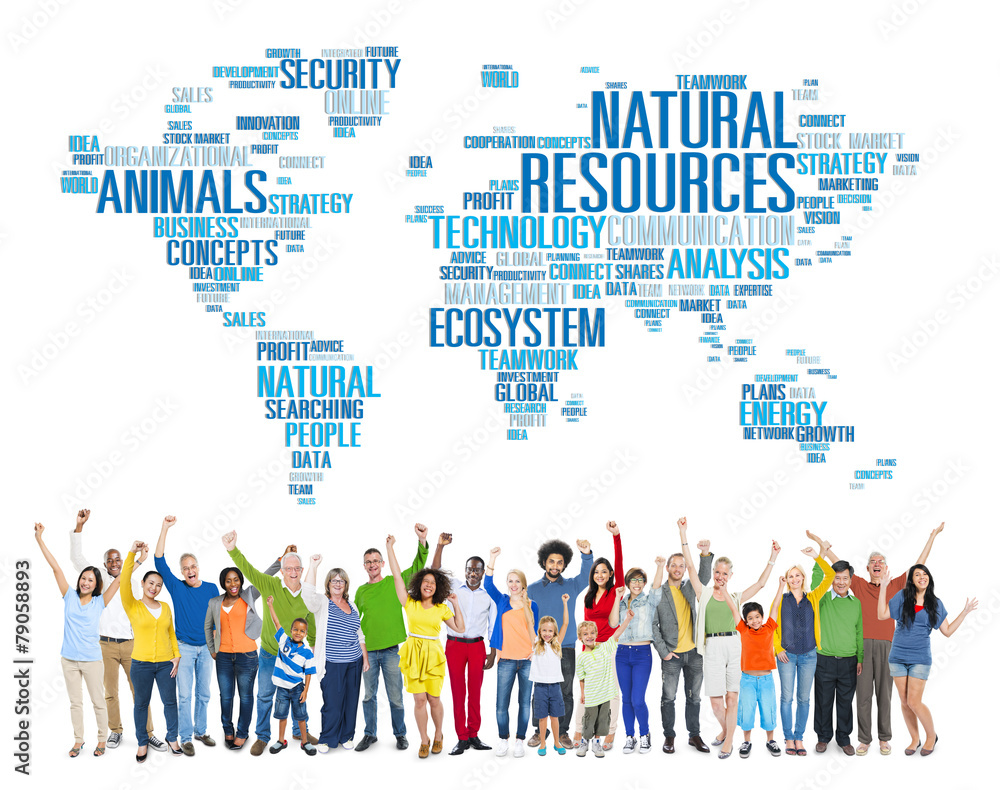 Natural Resources Environmental Sustainability Concept Natural Resources Environmental Sustainability Concept