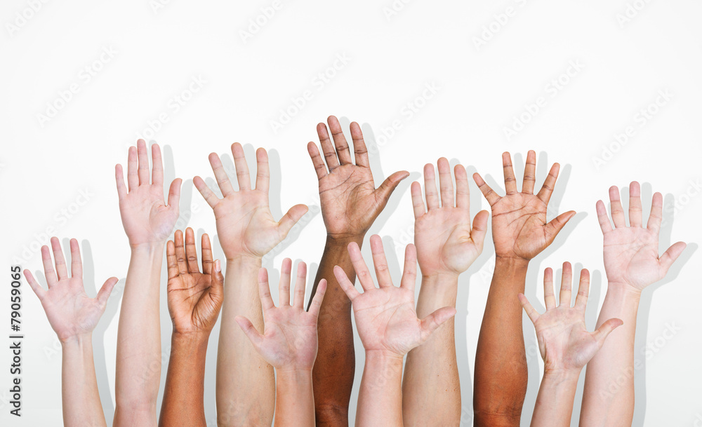 Hands Diverse Diversity Ethnic Ethnicity Variation Unity Concept