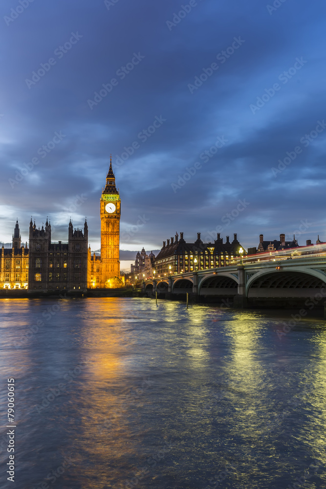 Big Ben and The Palace of Westminster,London, UK
