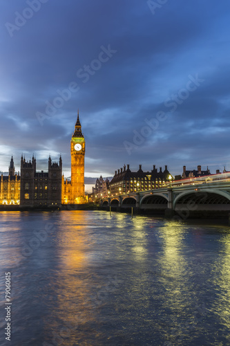 Big Ben and The Palace of Westminster,London, UK