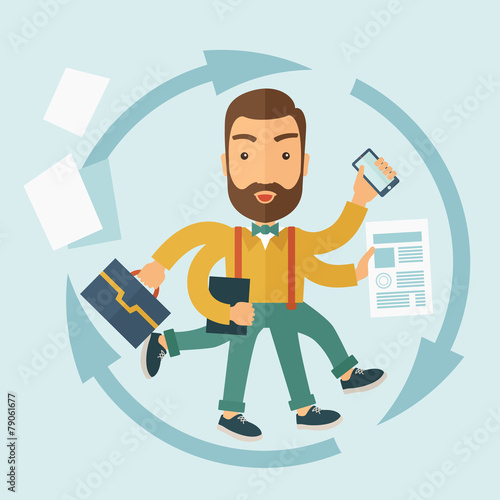 The Man Capable of Multitasking.