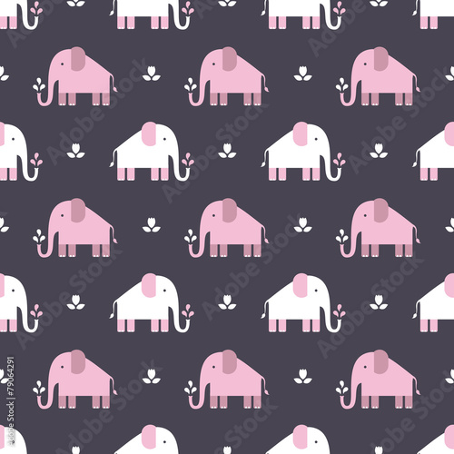 elephants pattern