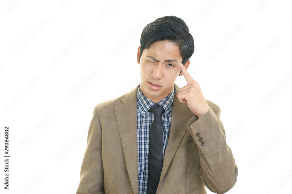 苦悩するビジネスマン