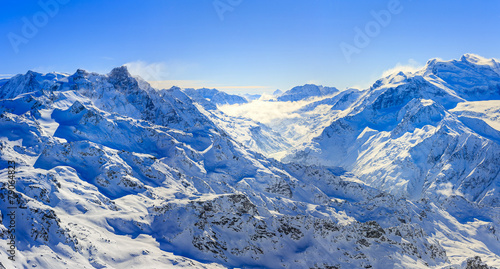 Swiss Alps, panorama from Mont Fort © Gorilla