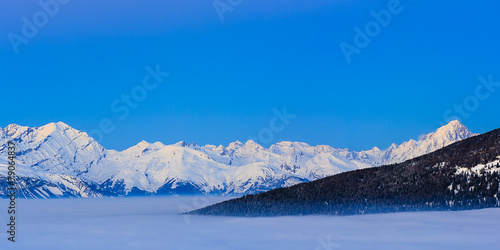 Thyon 4 Valleys, Swiss Alps - panorama