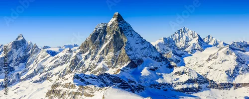 Panel kuchenny z motywem Matterhorn, Swiss Alps - panorama