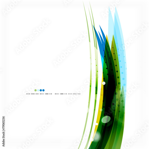 Green and blue light air lines