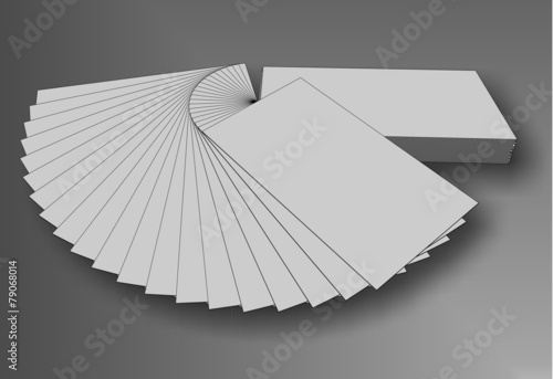 Business cards mockup blank