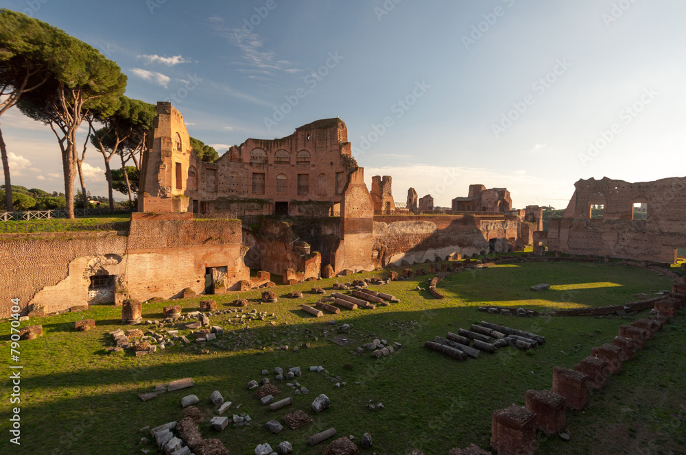 Roma Foro Romano Monte palatino