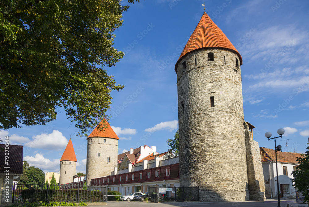 Towers of old Tallinn