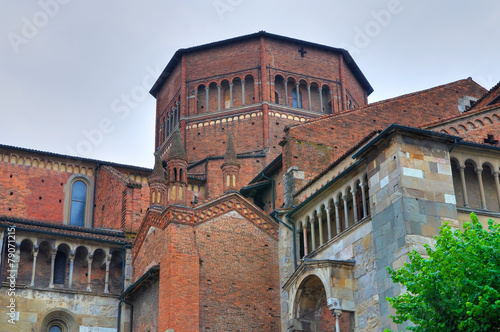 Cathedral Church of Piacenza. Emilia-Romagna. Italy.
