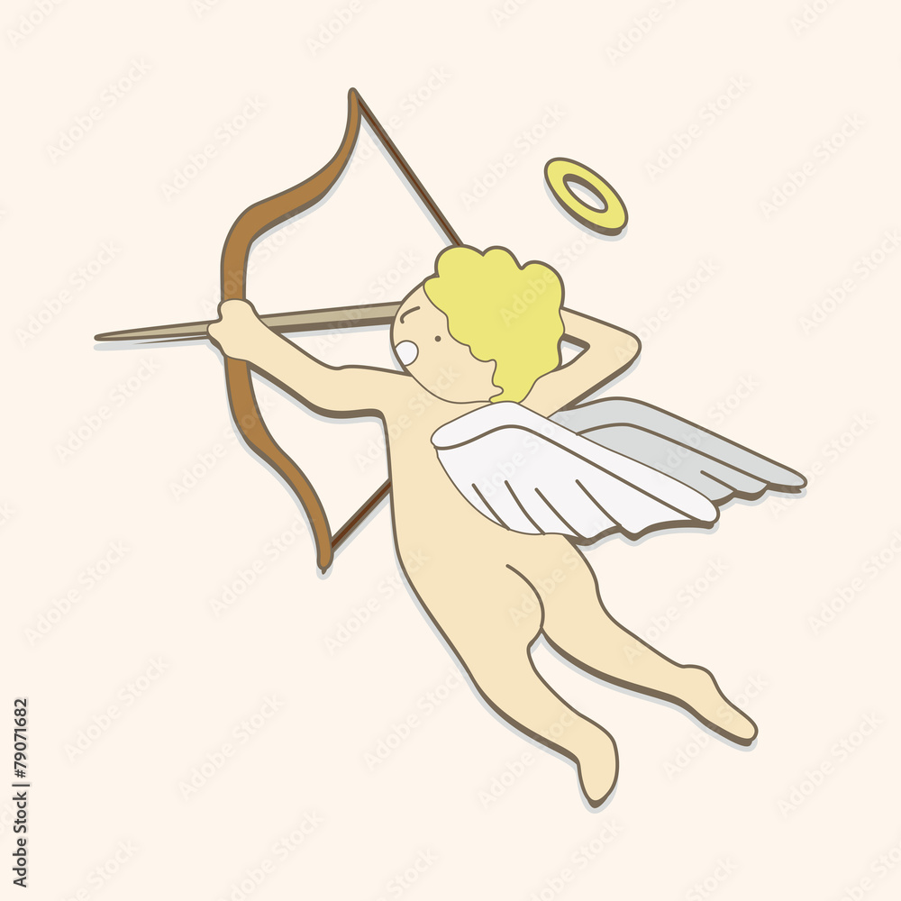 Obraz premium angel theme elements vector,eps