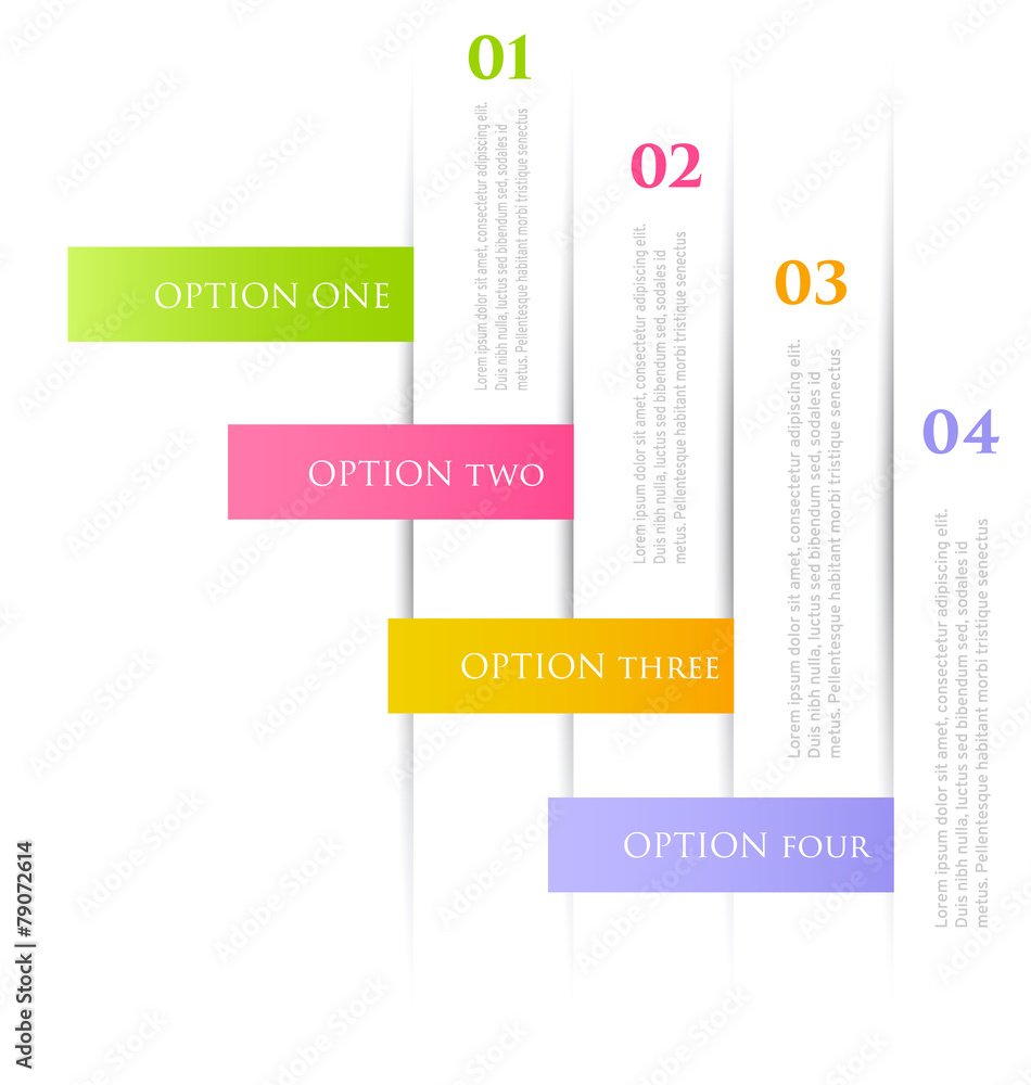 Modern inforgraphics template for banners, websites and designs Modern inforgraphics template for banners, websites and designs