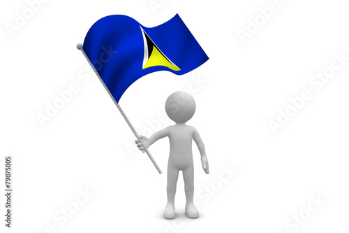 Saint Lucia Flag