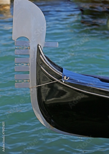 gondola on the Grand Canal in Venice in Italy