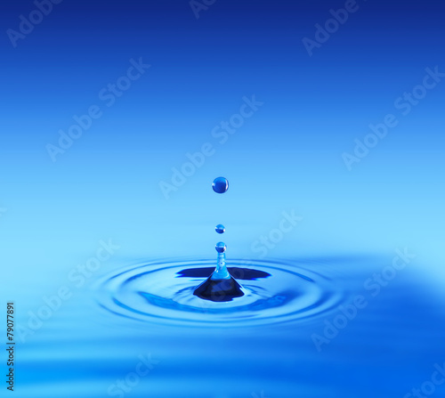 Water drop, close-up