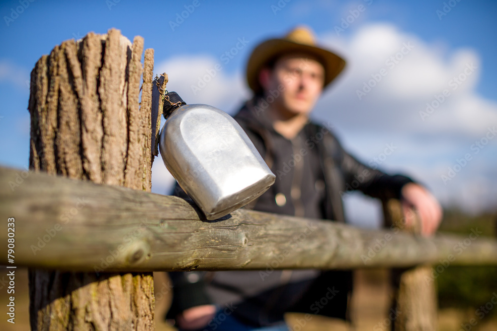 Fototapeta premium Wasserflasche